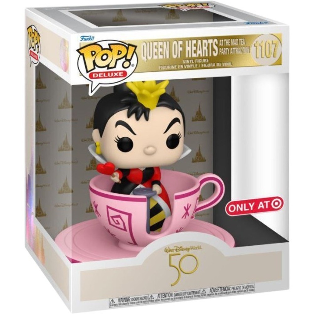 Funko Pop Disney Queen of Hearts Mad Tea Party Attraction 1107 Target Exclusive
